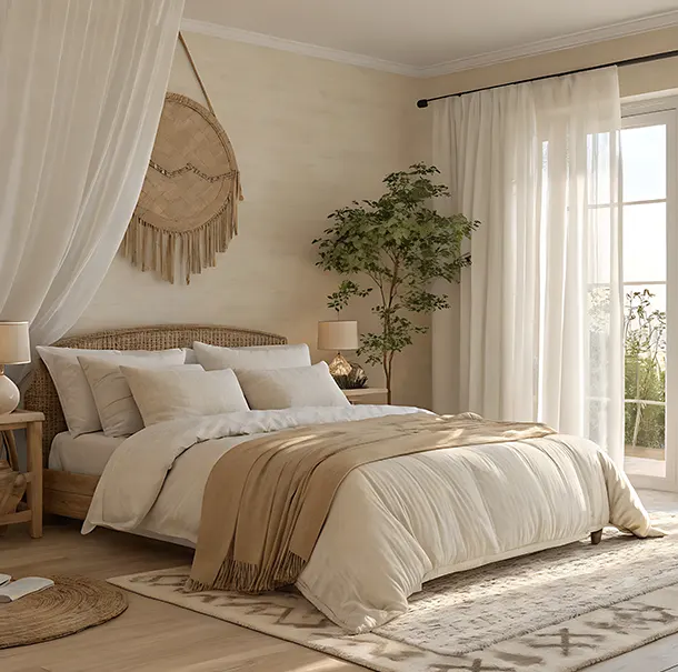 Choosing harmonious colors and textures