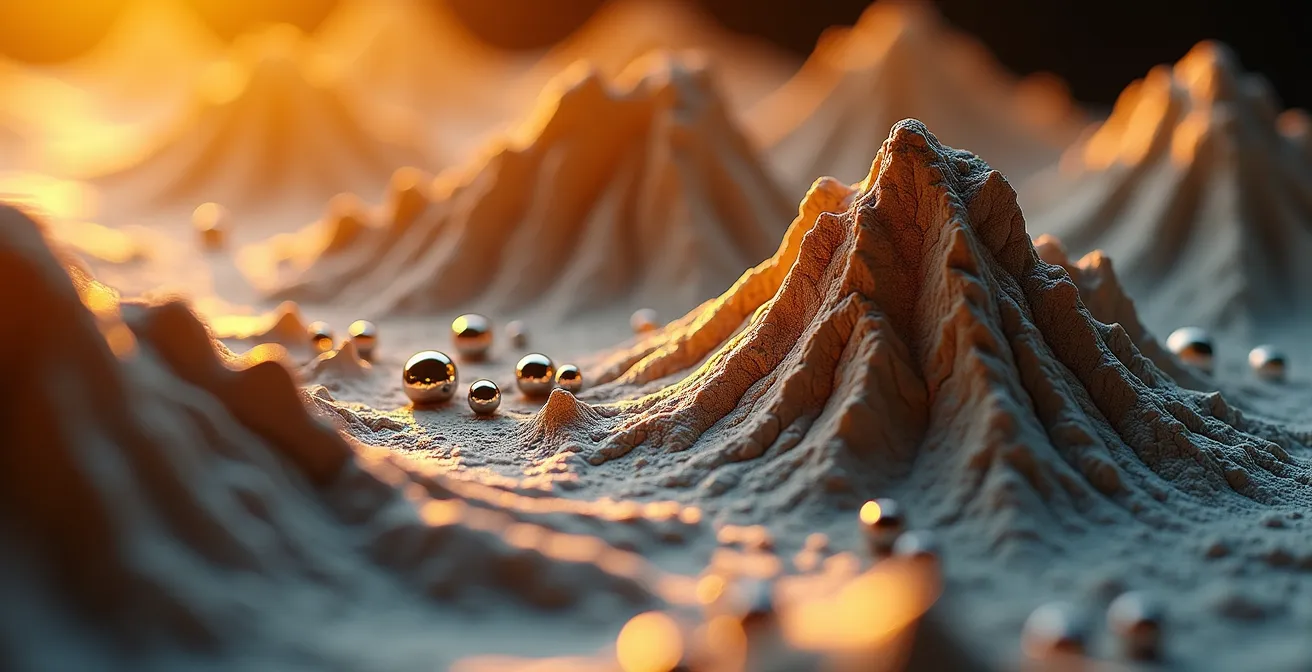 Geographic heat map showing opportunity density versus talent saturation across regions