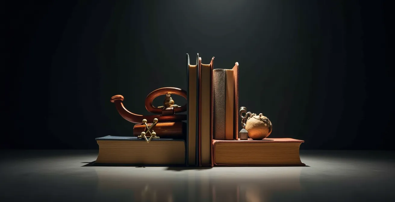 Visual representation of a T-shaped learning model with four interconnected domains