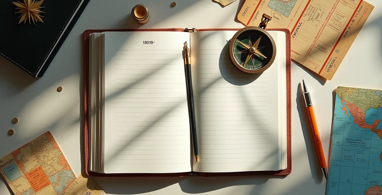 Symbolic representation of balanced travel planning with structured and spontaneous elements